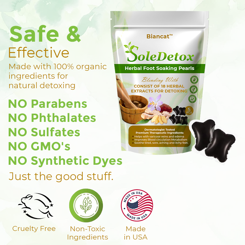 Biancat™ SoleDetox Herbal Foot Soaking Pearls