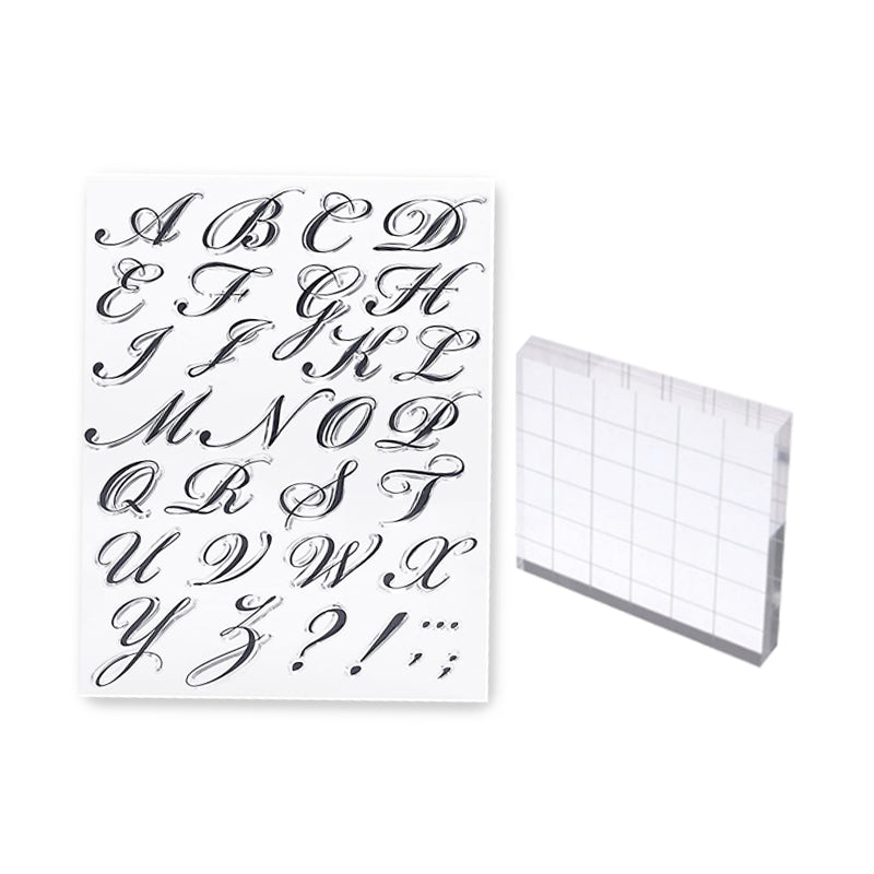 Fondant Cake Letter Stamps Kit