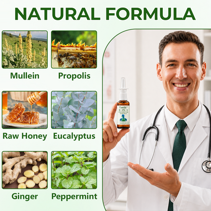 Timilk® 6-in-1 Herbal mullein Lung Cleanse Spray🌟