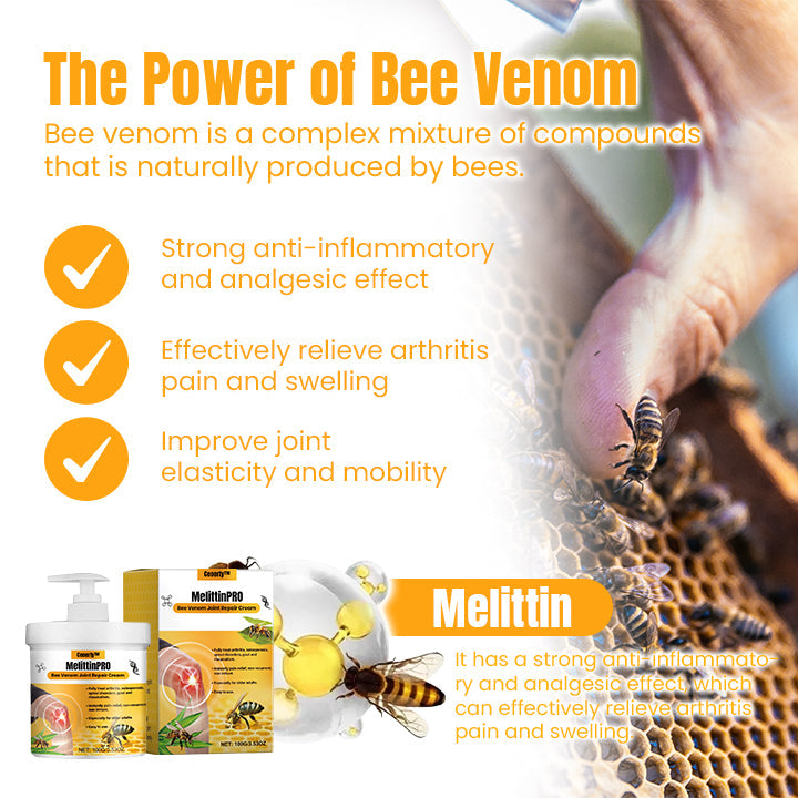 Ceoerty™ MelittinPRO Bee Venom Joint Repair Cream - 👨‍⚕️ American Orthopaedic Association (AOA) Approved