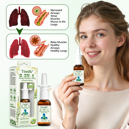 Timilk® 6-in-1 Herbal mullein Lung Cleanse Spray🌟