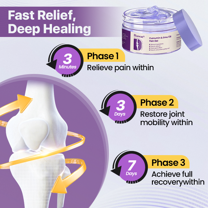 Biancat® Curcumin & Emu Oil Pain Gel⭐