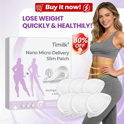 Timilk® Nano Micro-Delivery Slim Patch — Moringa·Berberine x NAD+ 10-in-1